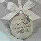🎅Christmas Ornaments Feather Ball👼Angel In Heaven Memorial Ornament