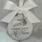 🎅Christmas Ornaments Feather Ball👼Angel In Heaven Memorial Ornament
