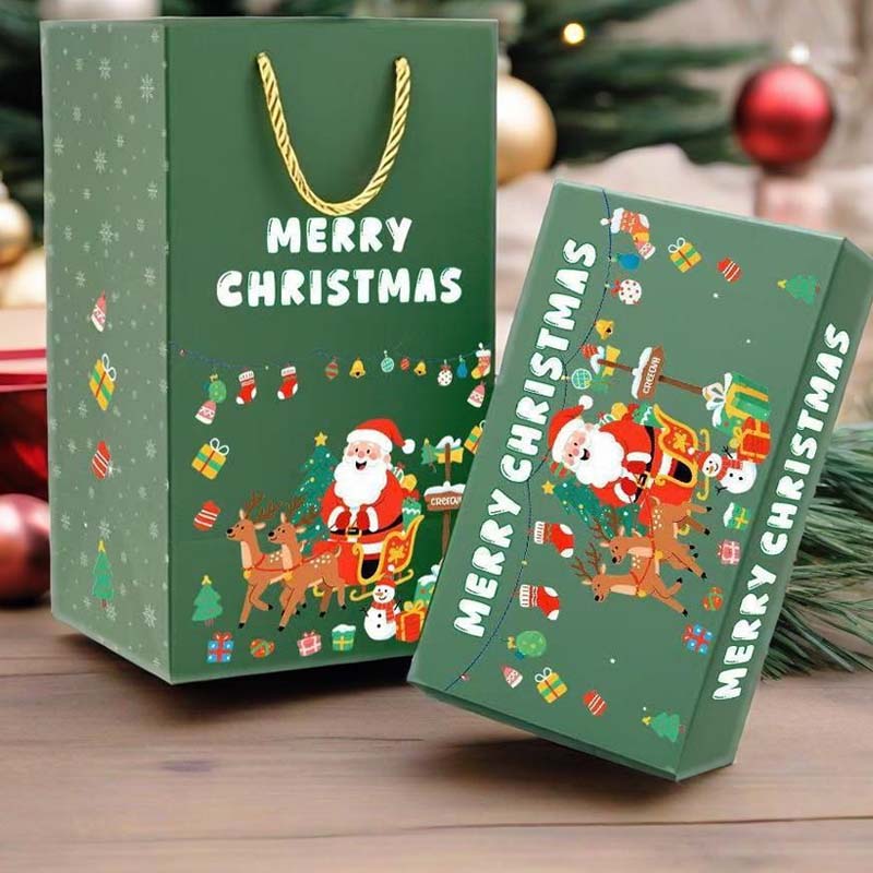 🎅Unieke opvouwbare en veerkrachtige kerstcadeaudoos🎄