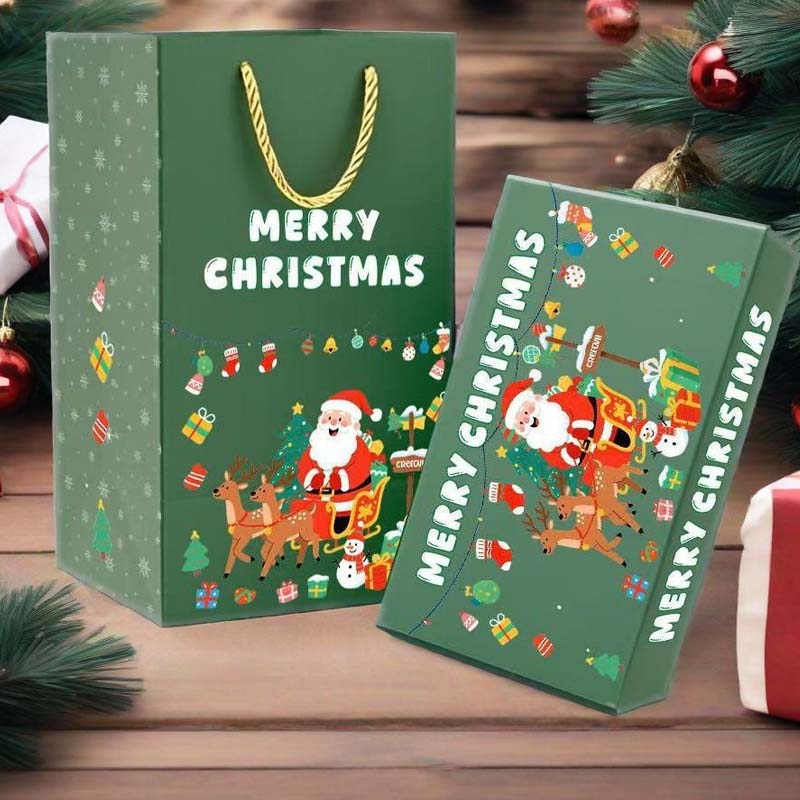 🎅Unieke opvouwbare en veerkrachtige kerstcadeaudoos🎄