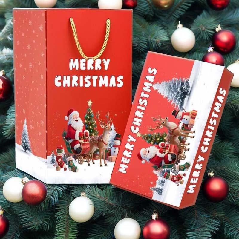 🎅Unieke opvouwbare en veerkrachtige kerstcadeaudoos🎄