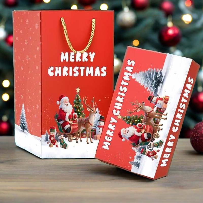 🎅Unieke opvouwbare en veerkrachtige kerstcadeaudoos🎄