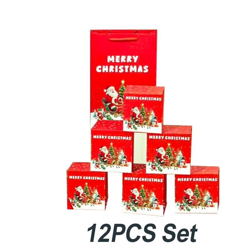 🎅Unieke opvouwbare en veerkrachtige kerstcadeaudoos🎄