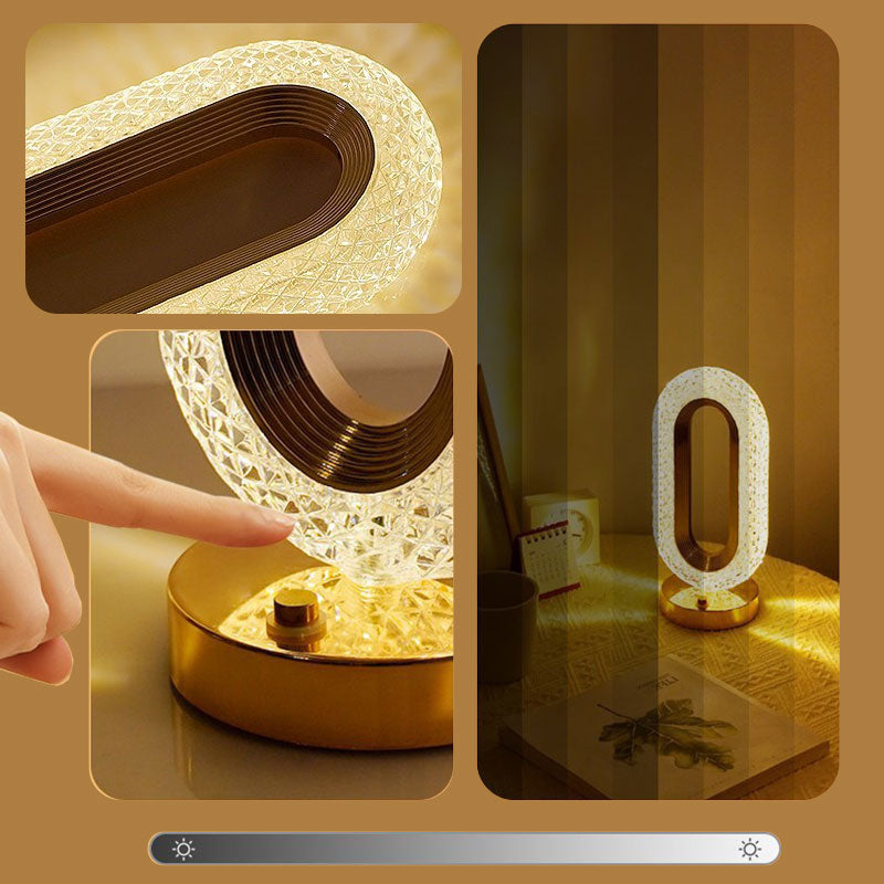 Creative Luxury Oplaadbare Touch Light Kristallen Tafellamp