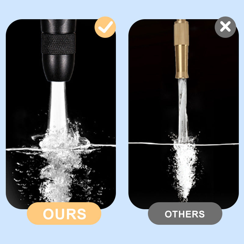 💦Sterke Metalen Sproeikop met Lange Staaf