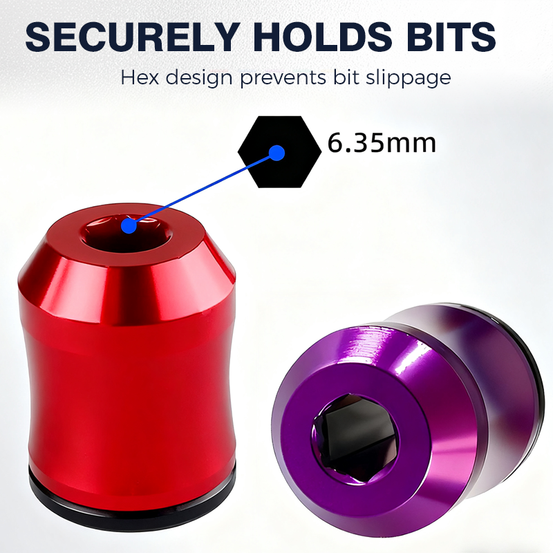 3-in-1 schroevendraaikop magnetische ring