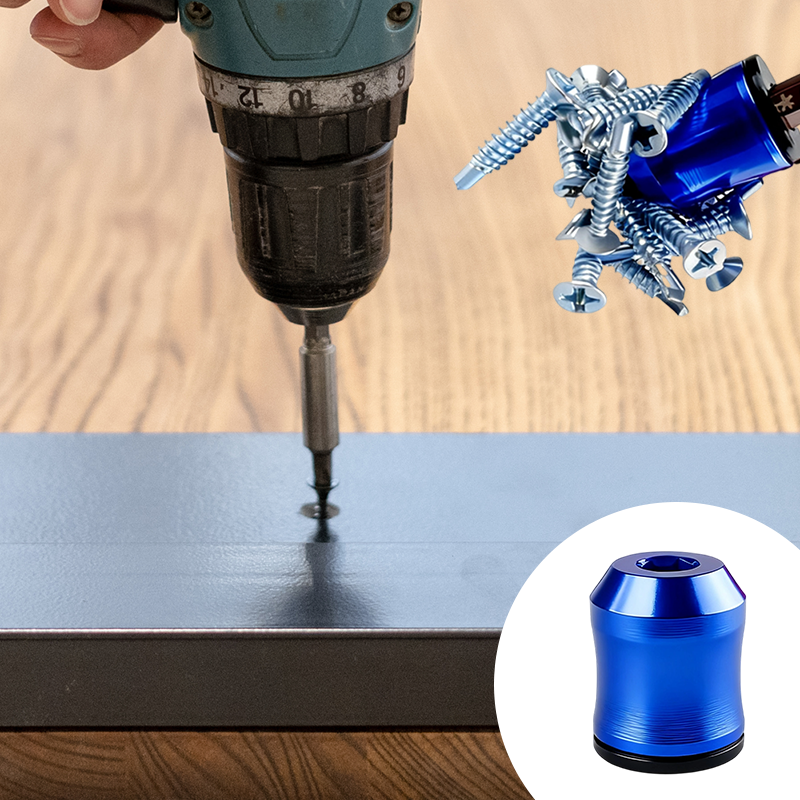 3-in-1 schroevendraaikop magnetische ring