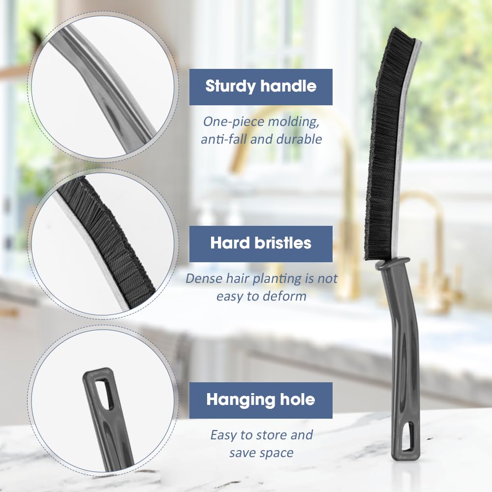 🧹🏠 Spleetborstel met Harde Borstel – Multifunctioneel voor Gronden, Hoeken & Keuken + Duurzaam & Veilig voor Alle Oppervlakken!