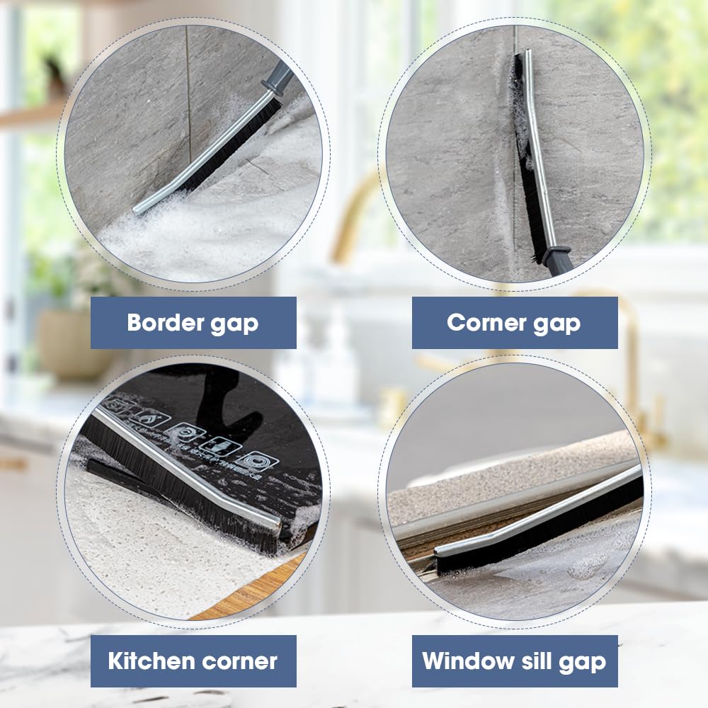 🧹🏠 Spleetborstel met Harde Borstel – Multifunctioneel voor Gronden, Hoeken & Keuken + Duurzaam & Veilig voor Alle Oppervlakken!