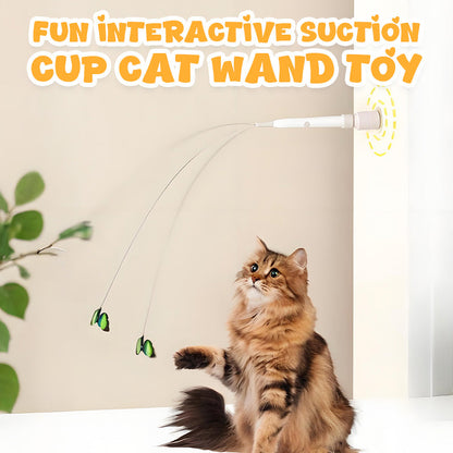 🐱 FLASH PROMO: 50% KORTING! 🎣 Interactief Kattenspeelgoed met Zuignap – 360° Rotatie & Dubbele Automatische Modus 😻
