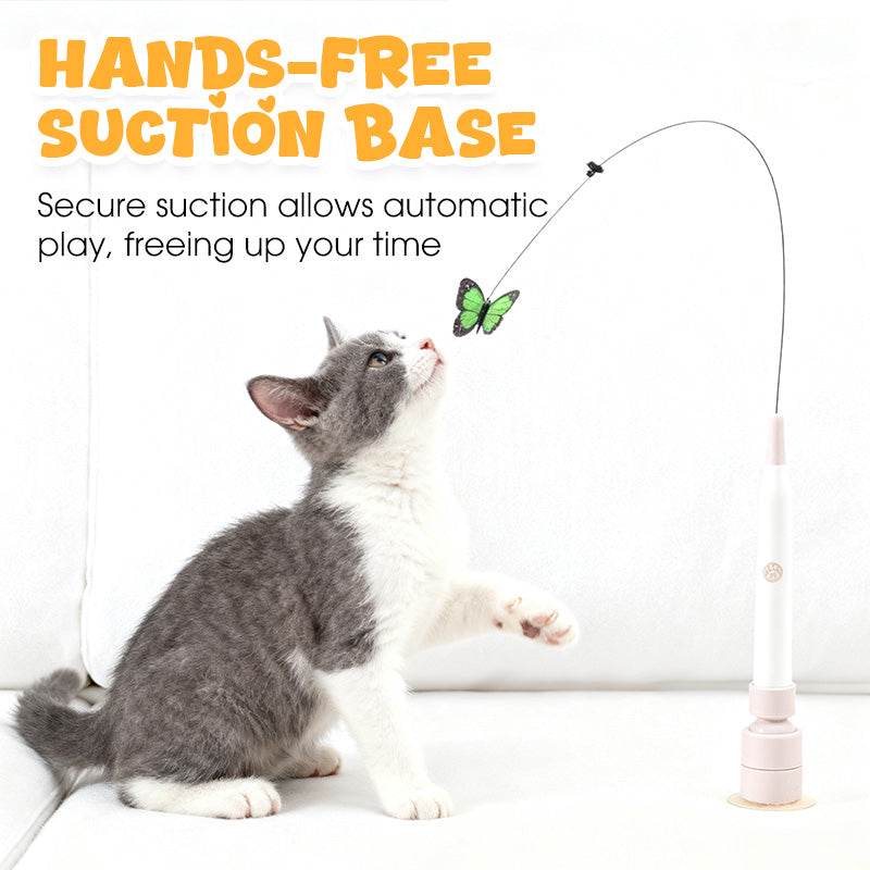 🐱 FLASH PROMO: 50% KORTING! 🎣 Interactief Kattenspeelgoed met Zuignap – 360° Rotatie & Dubbele Automatische Modus 😻