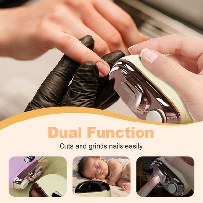 ✂️ TIJDELIJK 50% KORTING! 💅 2-in-1 Slimme Elektrische Nagelknipper & Nagelpolijster 🌟