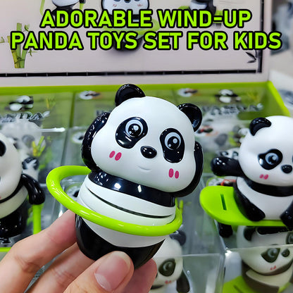 Schattige Opwindbare Panda Speelgoedset voor Kinderen