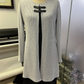 👗Dames Jurk Tweedelig💖A-Lijn Silhouet, Chique Gespaccenten & Comfortabele Geribbeld Stof
