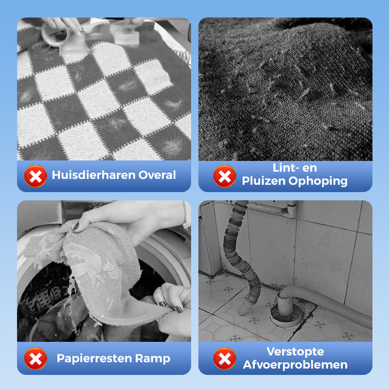 Wasmachine Haar Filter Netzakken