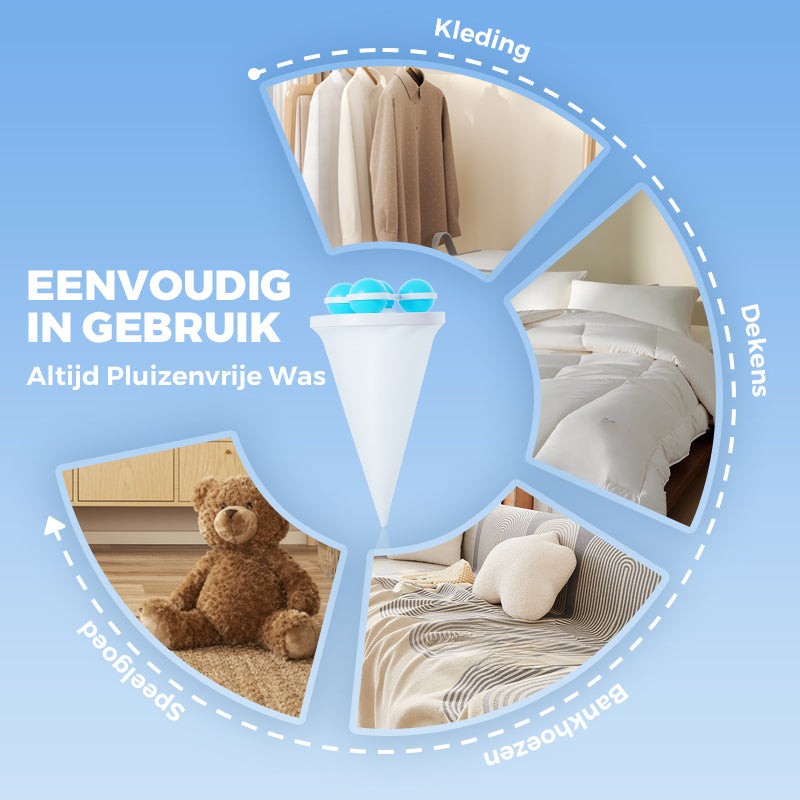 Wasmachine Haar Filter Netzakken