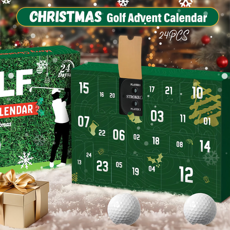 🎄24-delige Kerst-Golf-Adventskalender⛳️Elke Dag een Golfverrassing, Verbeter uw Spel & Duurzame Kwaliteit!