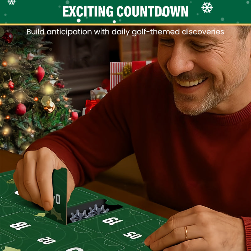 🎄24-delige Kerst-Golf-Adventskalender⛳️Elke Dag een Golfverrassing, Verbeter uw Spel & Duurzame Kwaliteit!