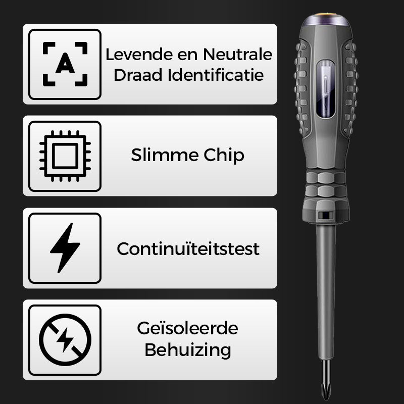 🔥2-in-1 Hoog koppel Sterke Magnetische Schroevendraaier Elektriciteitsdetector