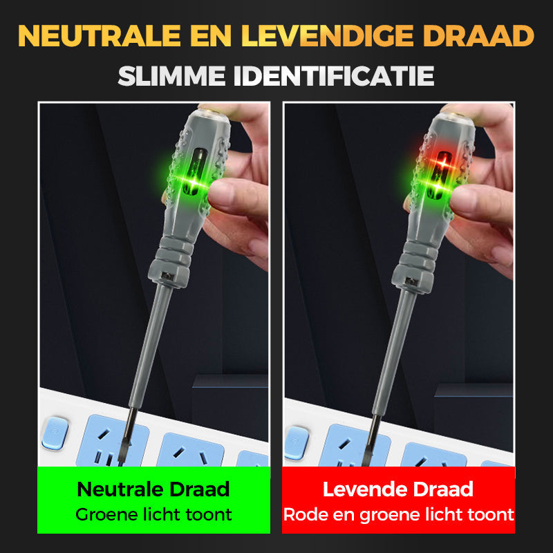 🔥2-in-1 Hoog koppel Sterke Magnetische Schroevendraaier Elektriciteitsdetector