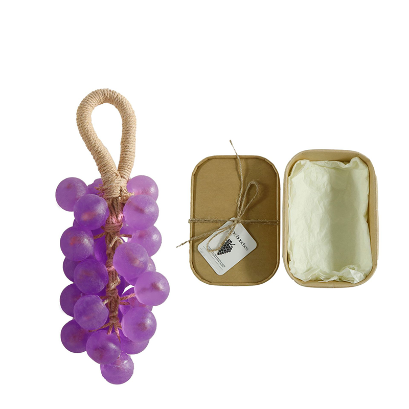 🧴Handgemaakte Parel Druiventroszeep🍇Uniek Druivenontwerp, Plantaardig & Stralend Schone Huid!✨