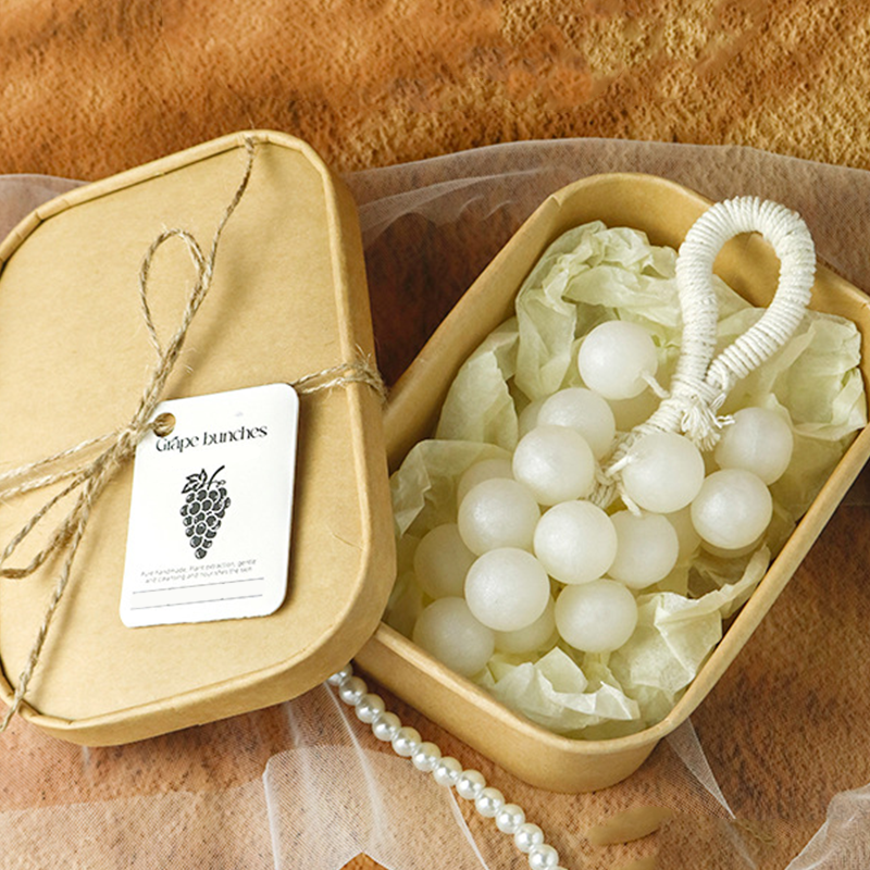🧴Handgemaakte Parel Druiventroszeep🍇Uniek Druivenontwerp, Plantaardig & Stralend Schone Huid!✨