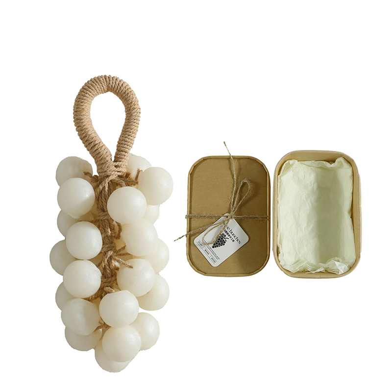 🧴Handgemaakte Parel Druiventroszeep🍇Uniek Druivenontwerp, Plantaardig & Stralend Schone Huid!✨
