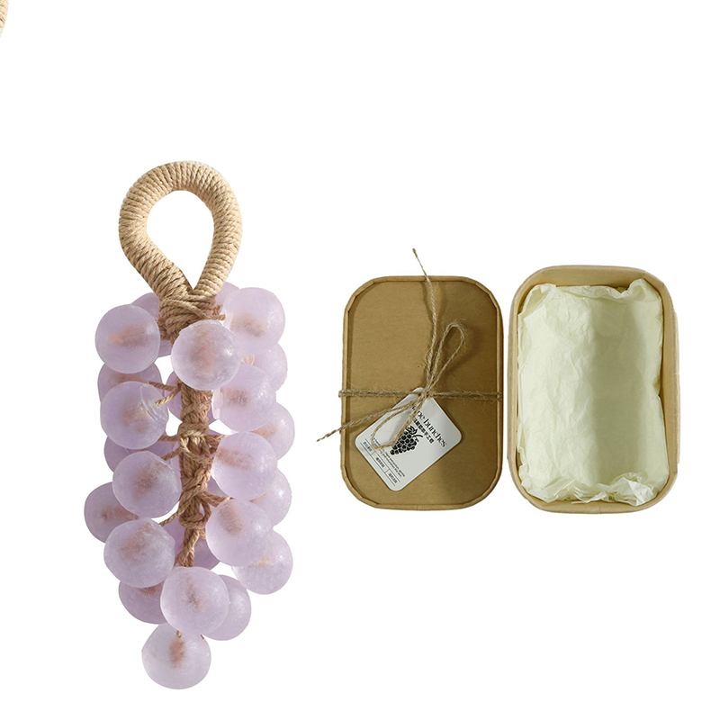 🧴Handgemaakte Parel Druiventroszeep🍇Uniek Druivenontwerp, Plantaardig & Stralend Schone Huid!✨