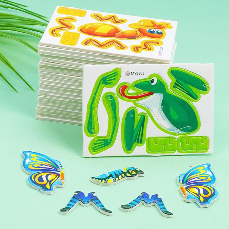 DIY Cartoon 3D Montagepuzzel (25 stuks/set)