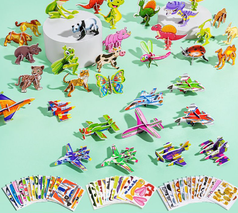 DIY Cartoon 3D Montagepuzzel (25 stuks/set)