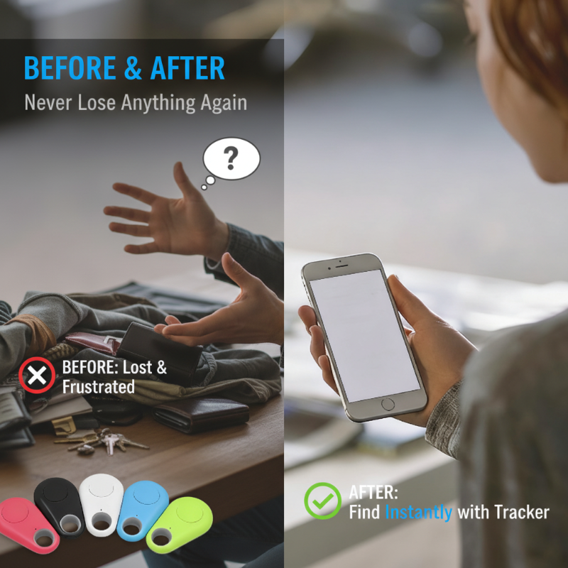 Anti-verlies Bluetooth-tracker voor sleutels en huisdieren