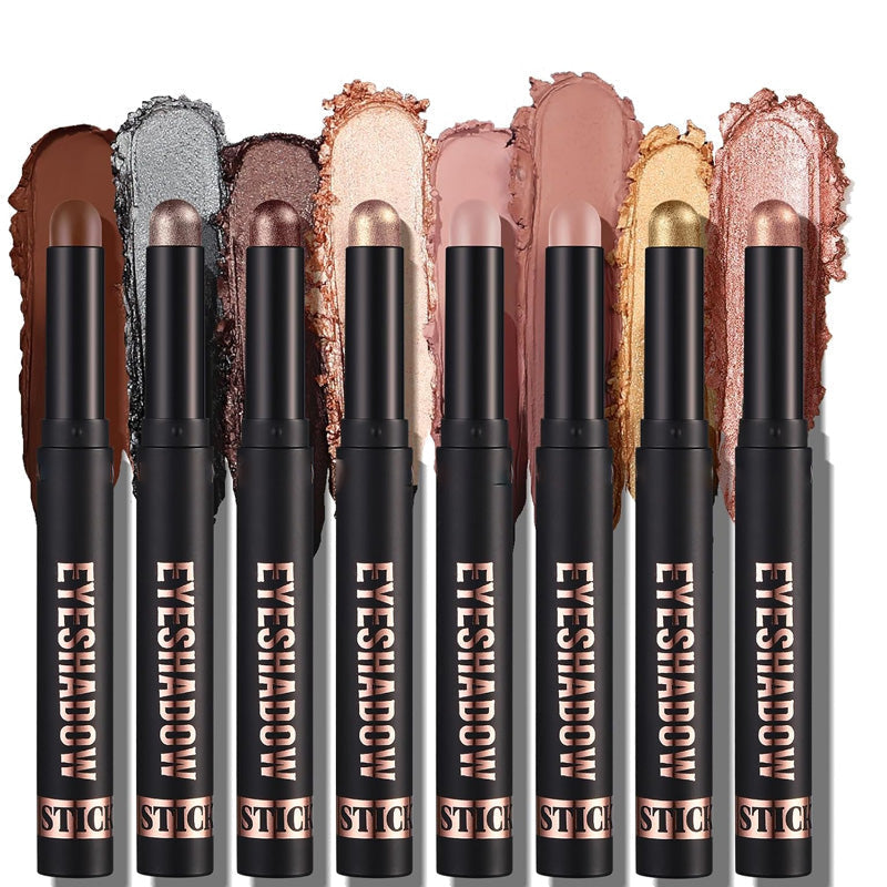 🎉8 STUKS Glitter Oogschaduwsticks🔥8 Kleuren, Waterbestendig & Langhoudend | Meer dan 50.000 Verkocht🎁✨