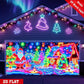 🔥Kerstaanbieding 50% KORTING!✨Betoverende UV Garage Decoratie🎄Magische Gloed in Donker, Festelijke Sfeermaker🔥