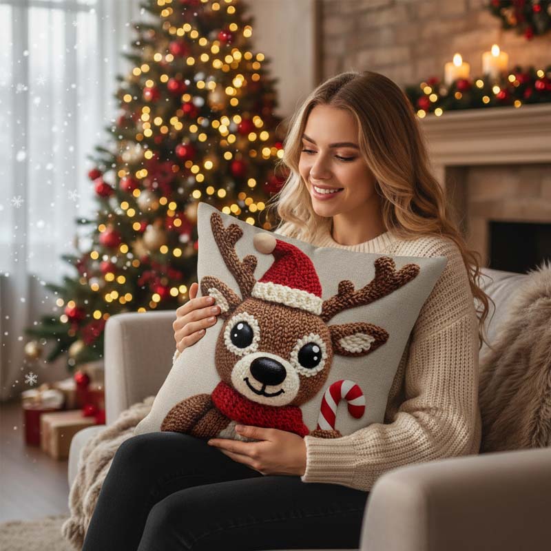 ✨ Breng de magie van Kerst in huis met deze charmante kussenhoezen!🎅