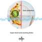 Draagbare ultrasone wasmachine