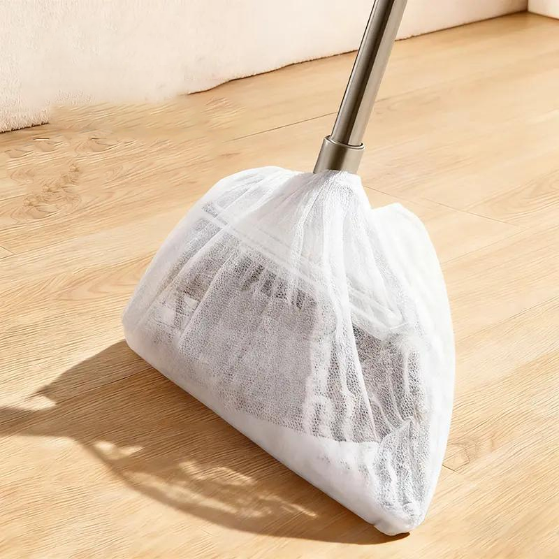 📢📢 50% KORTING🧹 Elastische wegwerpbezemhoezen – maak van je gewone bezem een krachtige stofvanger.