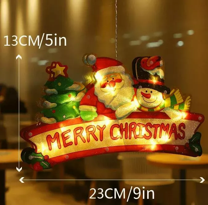 Kerstvenster-hanglichten
