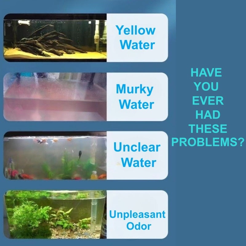 Waterhelderende vellen voor aquarium