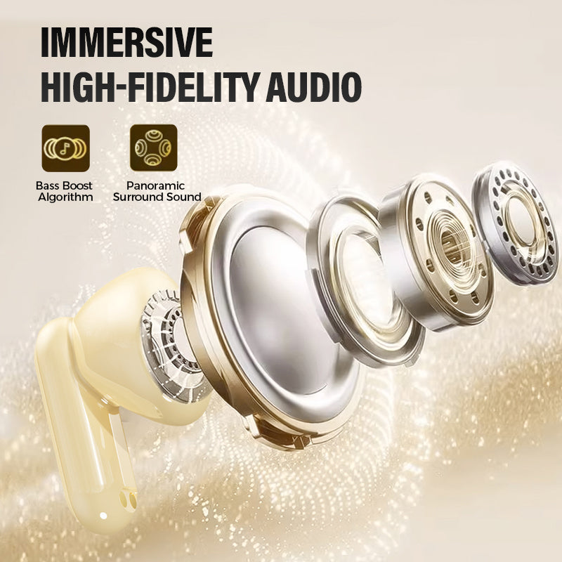 🌞Fris De Lente In Met 50% Korting!🔥"Dual-Pair" Draadloze Oordopjes (4 stuks) | Bluetooth 5.4 Hi-Fi Sound | LED-Display Oplaadcase | 2-in-1 Set voor Koppels & Power-Users