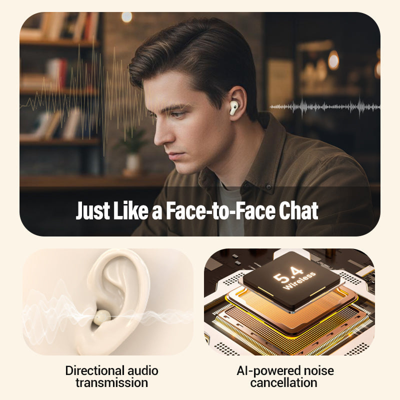 🌞Fris De Lente In Met 50% Korting!🔥"Dual-Pair" Draadloze Oordopjes (4 stuks) | Bluetooth 5.4 Hi-Fi Sound | LED-Display Oplaadcase | 2-in-1 Set voor Koppels & Power-Users