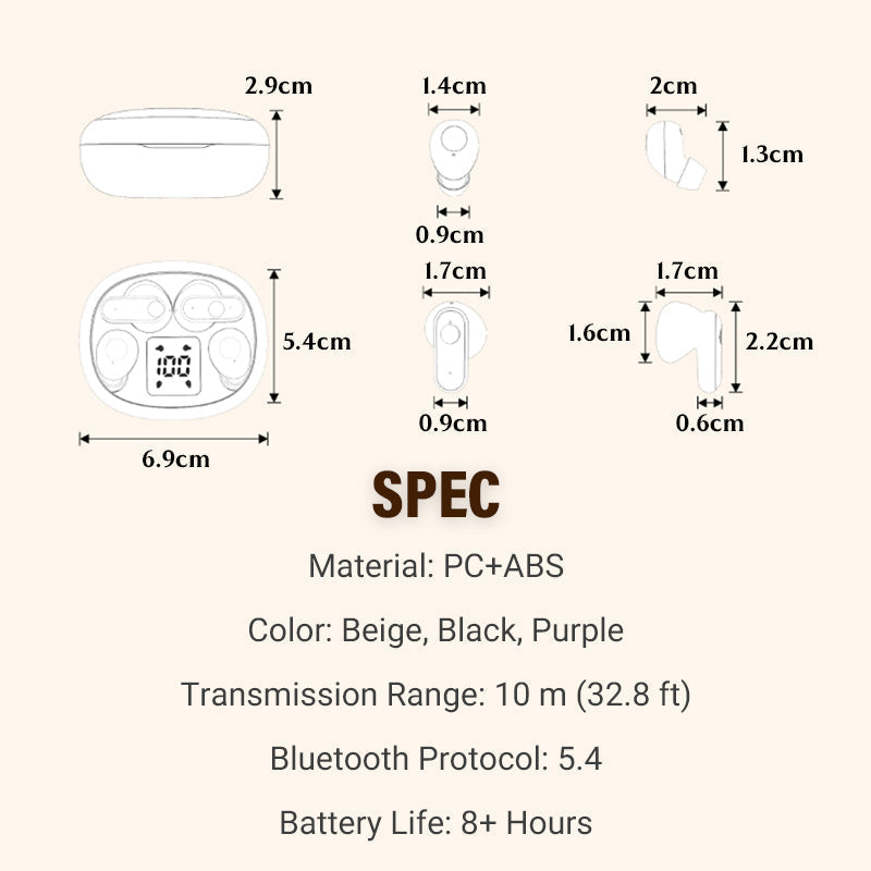 🌞Fris De Lente In Met 50% Korting!🔥"Dual-Pair" Draadloze Oordopjes (4 stuks) | Bluetooth 5.4 Hi-Fi Sound | LED-Display Oplaadcase | 2-in-1 Set voor Koppels & Power-Users