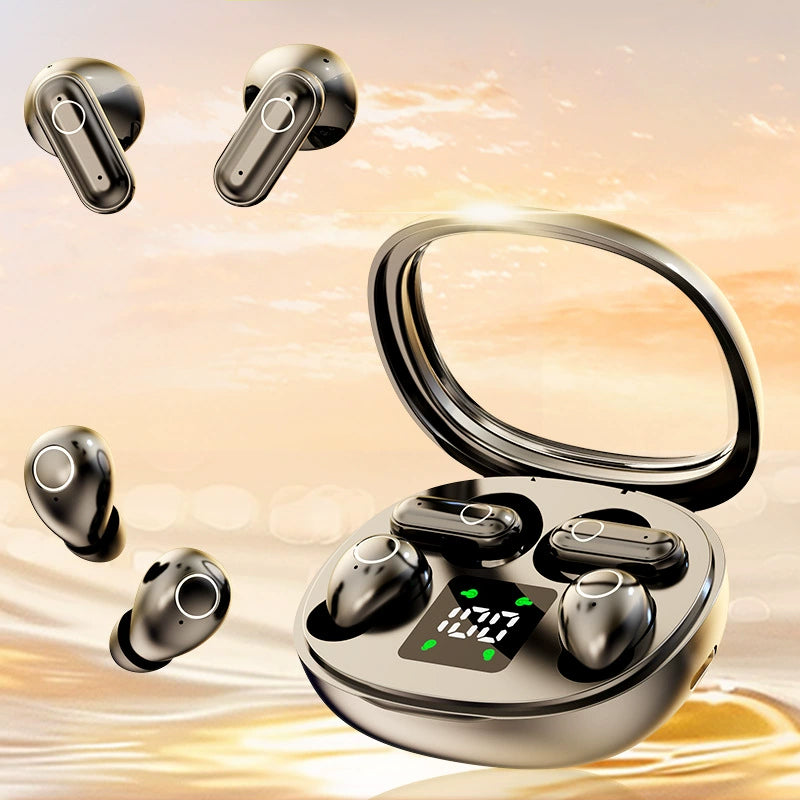 🌞Fris De Lente In Met 50% Korting!🔥"Dual-Pair" Draadloze Oordopjes (4 stuks) | Bluetooth 5.4 Hi-Fi Sound | LED-Display Oplaadcase | 2-in-1 Set voor Koppels & Power-Users