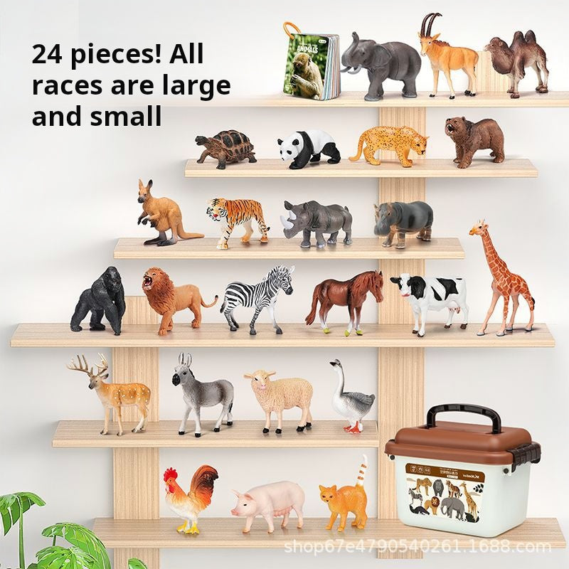 🦖28 stuks realistische diermodellen - Ontdek de fantasiedierenwereld