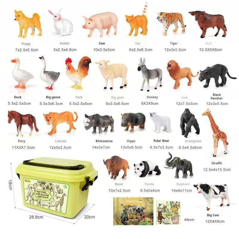 🦖28 stuks realistische diermodellen - Ontdek de fantasiedierenwereld