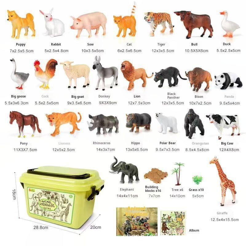🦖28 stuks realistische diermodellen - Ontdek de fantasiedierenwereld