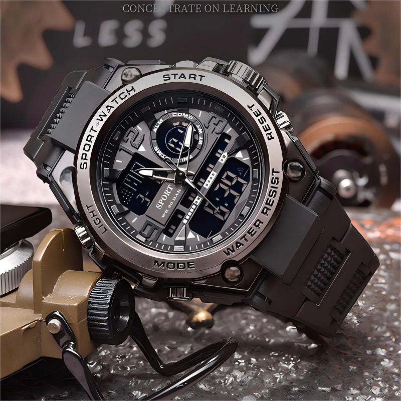 🔥Waterdicht sporthorloge voor heren met verlicht display