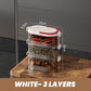 🔥50% korting!🌶️Multi-laags Afgesloten Specerijen Organizer – Luchtdicht, stijlvol & ruimtebesparend voor elke keuken!🧂✨