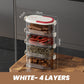 🔥50% korting!🌶️Multi-laags Afgesloten Specerijen Organizer – Luchtdicht, stijlvol & ruimtebesparend voor elke keuken!🧂✨