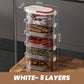 🔥50% korting!🌶️Multi-laags Afgesloten Specerijen Organizer – Luchtdicht, stijlvol & ruimtebesparend voor elke keuken!🧂✨