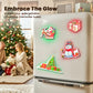 Lichtgevende kerst muurstickers set